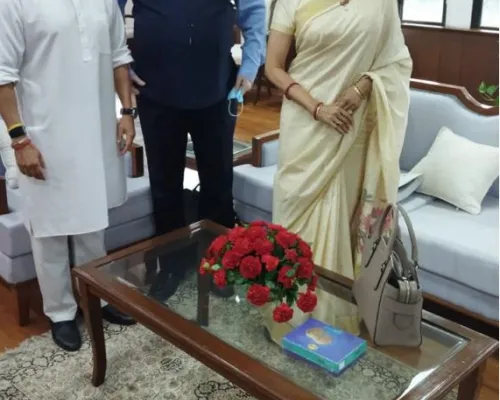 Album cover for Meeting with MP Hema Malini