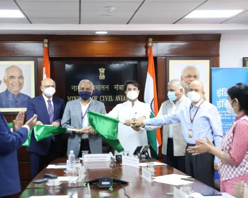 Album cover for Inauguration of Flights from Gwalior to Indore, Gwalior to Delhi, Delhi to Gwalior, Indore to Gwalior & Indore to Dubai, Dubai to Indore