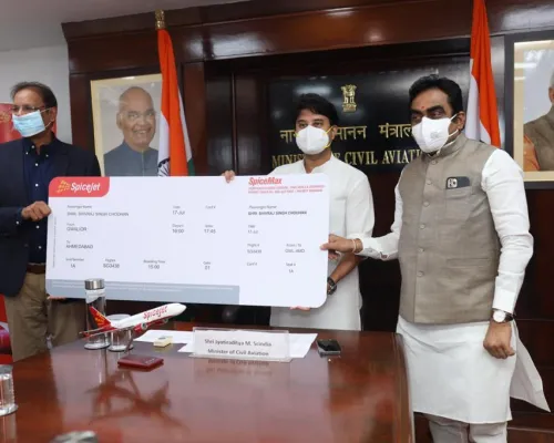 Album cover for Flagging off 8 New Flights from Madhya Pradesh