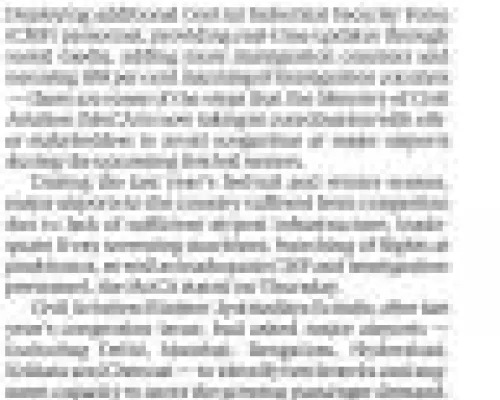 त्योहारी सीजन में भीड़भाड़ से बचने के लिए हवाईअड्डे ने कमर कस ली है