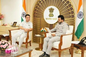 Their discussion focused on enhancing aviation infrastructure and improving air connectivity in Mizoram. Their discussion focused on enhancing aviation infrastructure and improving air connectivity in Mizoram.