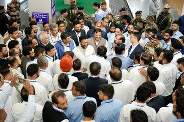 He personally interacted with the dedicated airport staff, accompanied by the MoCA Secretary and the AAI Chairman. He personally interacted with the dedicated airport staff, accompanied by the MoCA Secretary and the AAI Chairman.