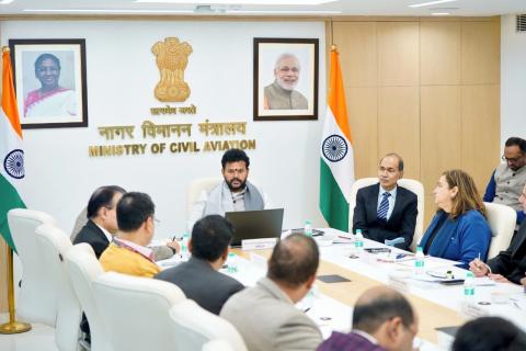 माननीय नागरिक उड्डयन मंत्री श्री राम मोहन नायडू ने ICAO की 'नो कंट्री लेफ्ट बिहाइंड पहल' के लिए भारत के समर्थन और ग्लोबल एविएशन फोरम और व्यापक एविएशन इकोसिस्टम में भारत की भागीदारी बढ़ाने की विस्तार से समीक्षा की।