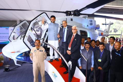 Hon’ble Civil Aviation Minister Sh. Ram Mohan Naidu, today, flagged off a defining lift-off for India’s civil aviation ecosystem with the inaugural test flight of HAL’s Advanced Light Civil Helicopter ‘Dhruv NG’. 