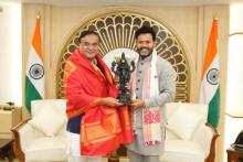Their discussion centred around strengthening aviation infrastructure and enhancing air connectivity across Assam.