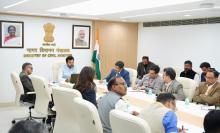 Hon’ble Minister Shri Ram Mohan Naidu chaired a review meeting with MoCA Secretary Shri Samir Kumar Sinha